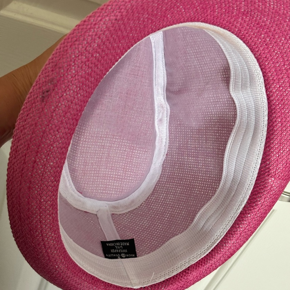 Pink fedora hat - Picture 4 of 4